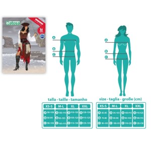 Disfraz mujer de pirata .