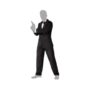 Disfraz hombre de agente espia