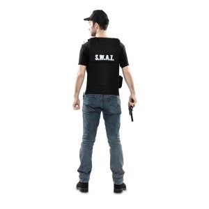 disfraz hombre chaleco S.W.A.T.