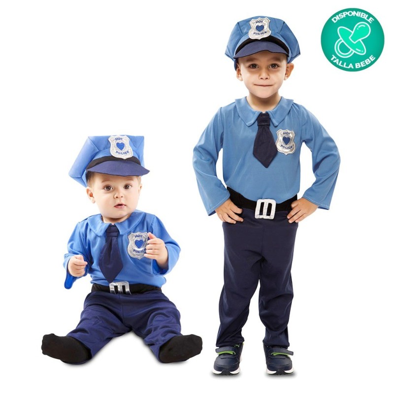 disfraz bebe policia.