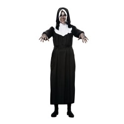 disfraz mujer monja largo.
