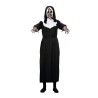 disfraz mujer monja largo.