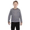 Camiseta rayas negras infantil
