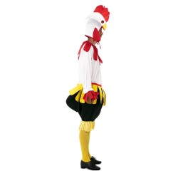 Disfraz hombre de gallo.