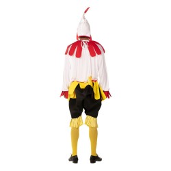 Disfraz hombre de gallo.