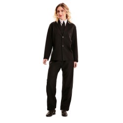 Disfraz hombre traje negro