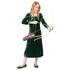 Disfraz niña lady marian medieval