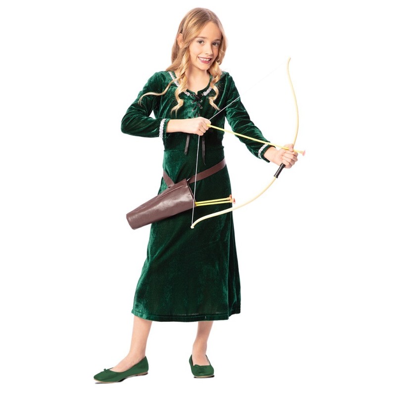 Disfraz niña lady marian medieval