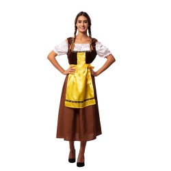 disfraz mujer tirolesa marron