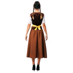 disfraz mujer tirolesa marron