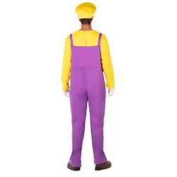 Disfraz hombre Wario Mario Bross