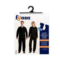 Disfraz hombre traje negro