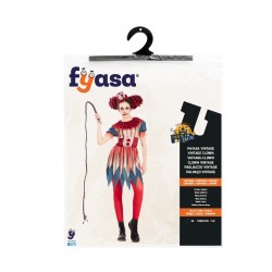 Disfraz mujer payasa vintage