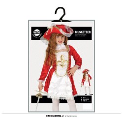 disfraz niña mosquetera