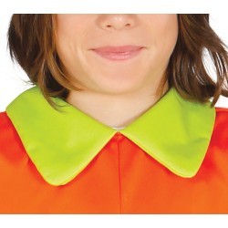 disfraz niño enanito naranja .
