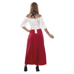 disfraz mujer tabernera medieval