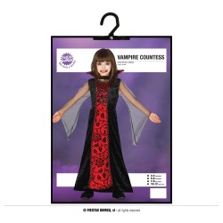 Disfraz niña de vampiresa countess