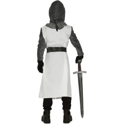 Disfraz niño de templario blanco