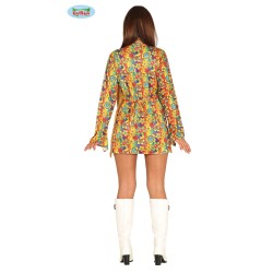 Disfraz mujer de hippie.