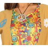 Disfraz mujer de hippie.