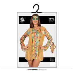 Disfraz mujer de hippie.
