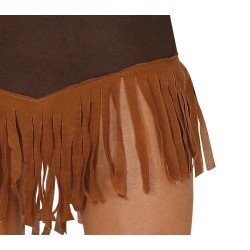 Disfraz mujer de india marron