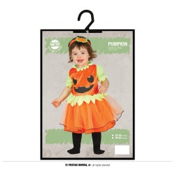 Disfraz bebe calabaza vestido