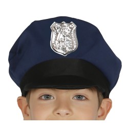 Disfraz niño de policia azul