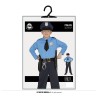 Disfraz niño de policia azul