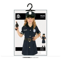 Disfraz niña policia infantil