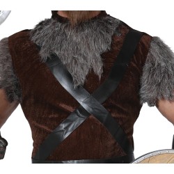 Disfraz hombre vikingo marron