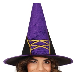 Disfraz mujer bruja morada