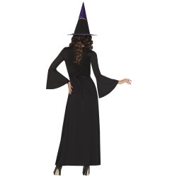 Disfraz mujer bruja morada