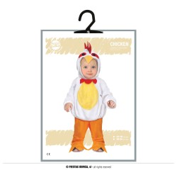 Disfraz bebe pequeño pollo