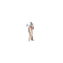Disfraz hombre arlquin sangriento blanco