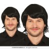 Peluca morena para hombre