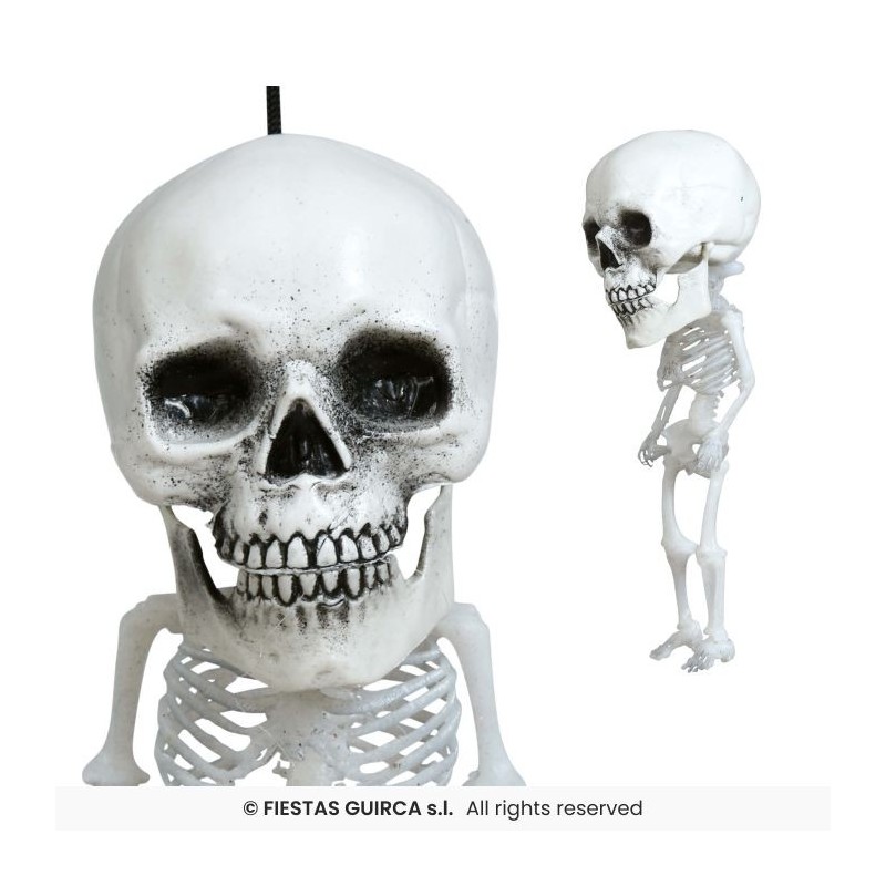 Colgante esqueleto cabezon, 15 cms