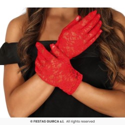 Guantes calados 22 cms