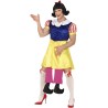 Disfraz hombre de blancanieves con enanito