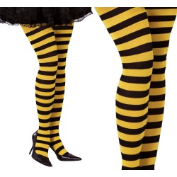 Pantys rayas negras y amarillas