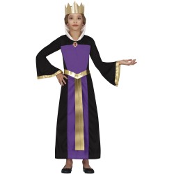 Disfraz niña reina malvada morada