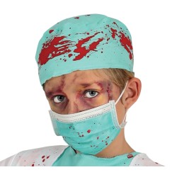 Disfraz niño medico esqueleto