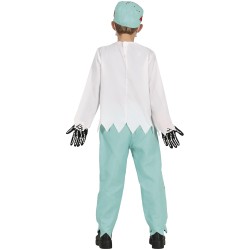 Disfraz niño medico esqueleto