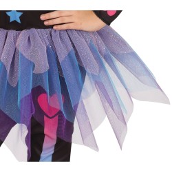 Disfraz niña esqueleto rosa con tutu