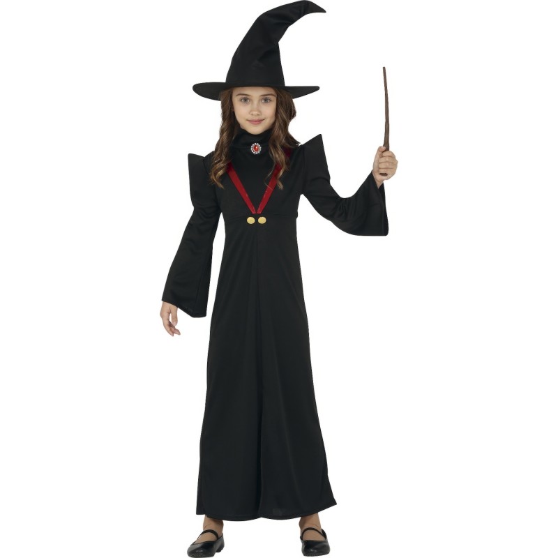 Disfraz niña maga Gryffindor