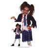 Disfraz niña colegiala zombie