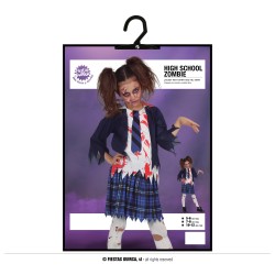 Disfraz niña colegiala zombie