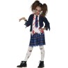 Disfraz niña colegiala zombie