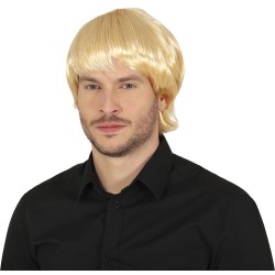 Peluca rubia para hombre