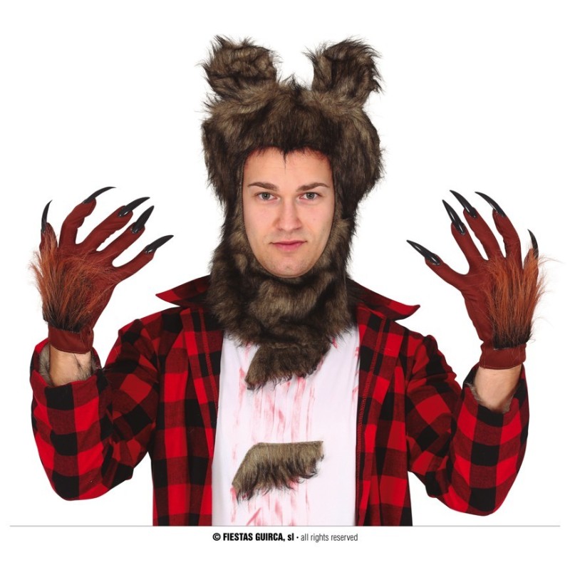 Guantes hombre lobo con garras